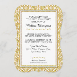 40. Geburtstag Party Glam Great Gatsby Style Einladung