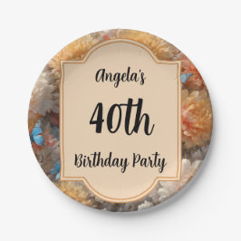 40. Geburtstag Party Pappteller