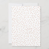 40. Geburtstag Party - Rose Gold Balloons Einladung (Rückseite)