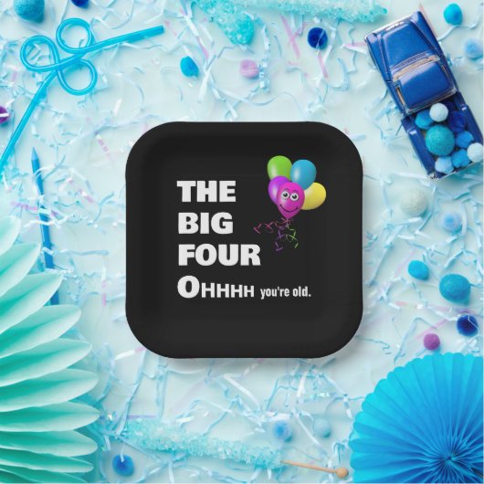 40. Geburtstag Party Spaß Pappteller (Party)