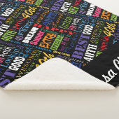 40. Geburtstag Party Special Personalisiert Monogr Sherpadecke (3/4)