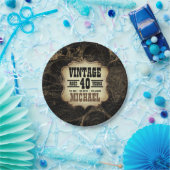 40. Geburtstag Party Vintages Thema Pappteller (Party)