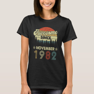 40. Geburtstag Phantastisch seit November 1982 40 T-Shirt