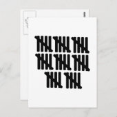 40. Geburtstag Postkarte (Vorne/Hinten)