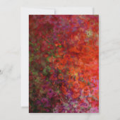 40. Geburtstag Rotes und Schwarzes Party Einladung (Rückseite)