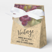 40. Geburtstag Rustikaler Weinberg auf 40 Jahre Geschenkschachtel (Vorderseite)