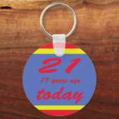 40 Geburtstag Schlüsselanhänger (Vorderseite)