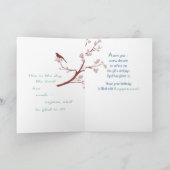 40. Geburtstag, segne dich, religiös Karte (Innenseite)