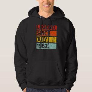40. Geburtstag seit Juli 1982 40 Jahre alt Hoodie