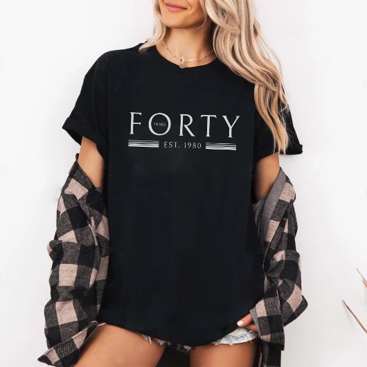 40. Geburtstag Shirt