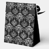 40. Geburtstag Silber Elegant Danke Geschenkschachtel (Rückseite)