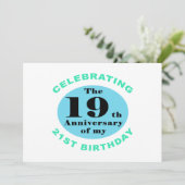 40. Geburtstag Spaß Karte (Stehend Vorderseite)