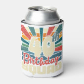 40. Geburtstag Squad Vintag Retro Funny Dosenkühler (Kanne Vorderseite)