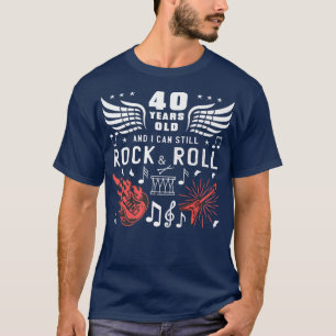 40. Geburtstag Streich Werde 40 Jahre alt Gitarre T-Shirt