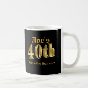 40. Geburtstag Tasse personalisiert