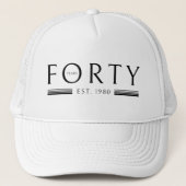 40. Geburtstag Truckerkappe (Vorderseite)