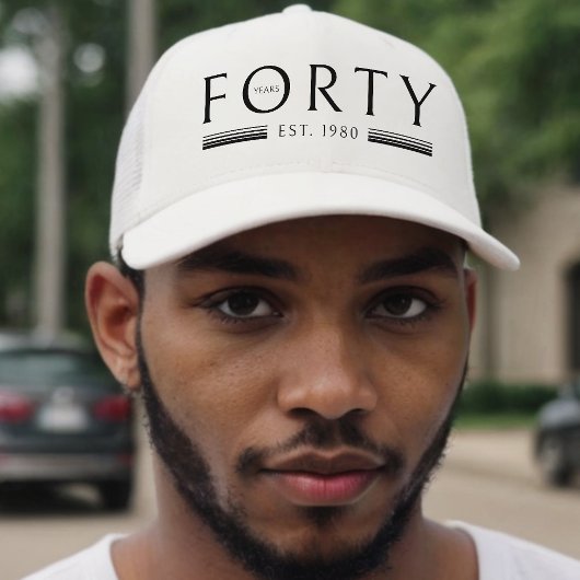 40. Geburtstag Truckerkappe