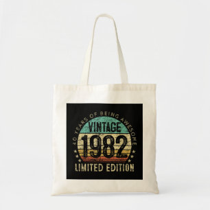 40. Geburtstag Vintag 1982 40 Jahre Altes Geschenk Tragetasche