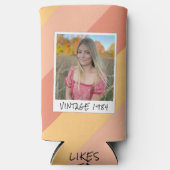 40. Geburtstag Vintag 1984 gestreifter Deckkasten Selters Dosenkühler (Vorderseite)