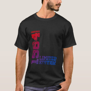 40. Geburtstag Vintag 1984 Januar 40 Jahr Männer W T-Shirt