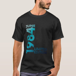 40. Geburtstag Vintage 1984 Juni 40 Jahre Männer F T-Shirt