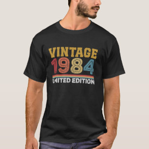 40. Geburtstag Vintage 1984 Männer Frauen 40 Jahre T-Shirt