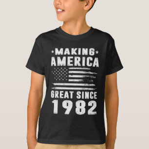 40. Geburtstag Vintage Making America Great Since T-Shirt