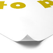 40. Geburtstag vollendet Poster (Ecke)