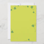 40. Geburtstag Weinverkostung Party jeden Alters Einladung (Rückseite)