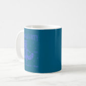 40. Geburtstag wild und vierzig Waschbär geschätzt Kaffeetasse (Vorderseite Links)