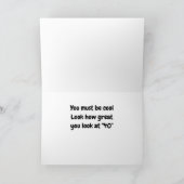 **40. GEBURTSTAG** WÜNSCHT SICH VON "COOLER KUHE" KARTE (Innenseite)