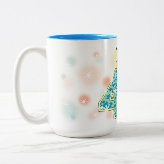 40. Geburtstag Zweifarbige Tasse (Links)