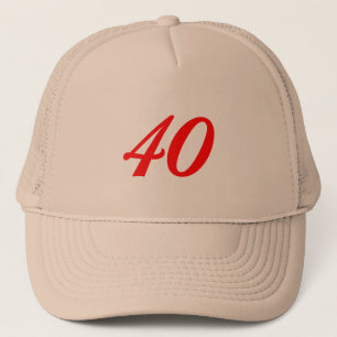 40. Geburtstags-Geschenke der Nr.-vierzig Truckerkappe