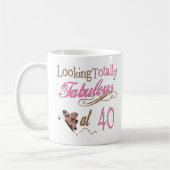 40. Geburtstags-Geschenke Kaffeetasse (Links)
