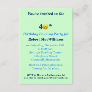 40. Geburtstags-glückliche Gesichts-Party Einladung