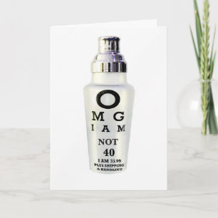 40. Geburtstags-Karte Karte