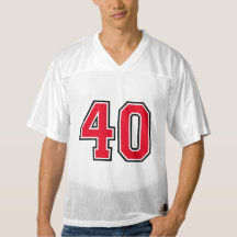 40. Geburtstags-Männerfußballjersey