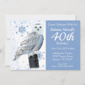 40. Geburtstags-Party Einladung (Vorderseite)