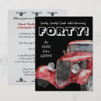 40. Geburtstags-Party für ihn - klassisches Hotrod