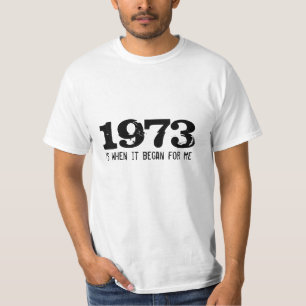 40. Geburtstags-Shirt 1973 ist, als es für mich T-Shirt