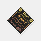 40. Geburtstags-Spaß der Männer Serviette (Ecke)