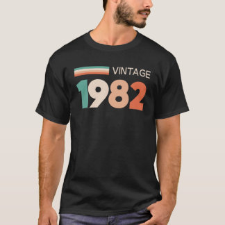 40. Geburtstags-T-Shirt Vintage 1982 40 Jahre alte T-Shirt