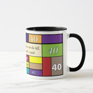 40. Geburtstags-Tasse Tasse