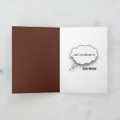 40. Geburtstagsbär im Wald Karte (Innenseite)