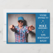 40. Geburtstagsbash - Einladung zur Geburtstagspar (Vorderseite)