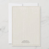 40. Geburtstagseinladung - Anpassen Einladung (Rückseite)