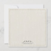 40. Geburtstagseinladung - Anpassen Einladung (Rückseite)