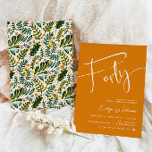 40. Geburtstagsfeier Einladung