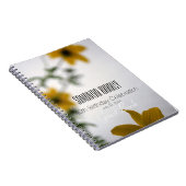 40. Geburtstagsfeier Floral Gästebuch Notizblock (Rechte Seite)