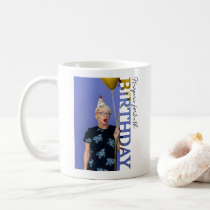 40. Geburtstagsfoto College-Party Kaffeetasse
